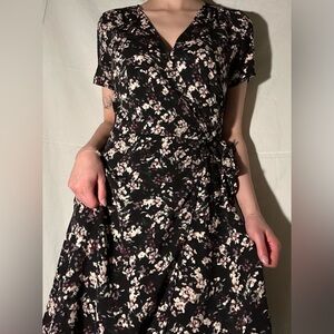 Dex Floral Wrap Dress